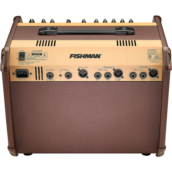 FISHMAN PRO-LBT-600 LOUDBOX ARTIST WITH BLUETOOTH 2-CHANNEL 120-WATT 1X8" ACOUSTIC GUITAR AMP - BROWN