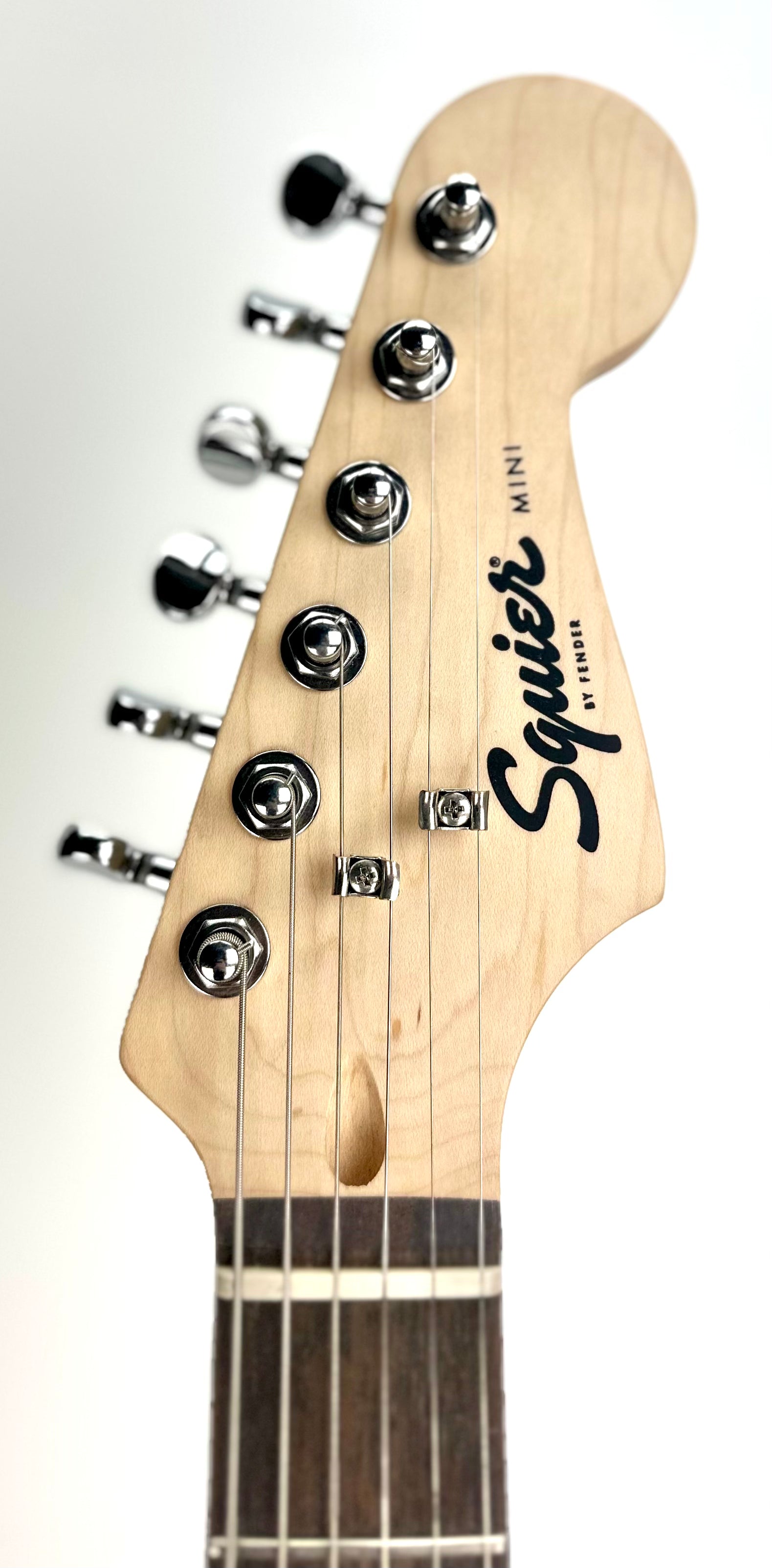 SQUIER MINI STRAT SHELL PINK