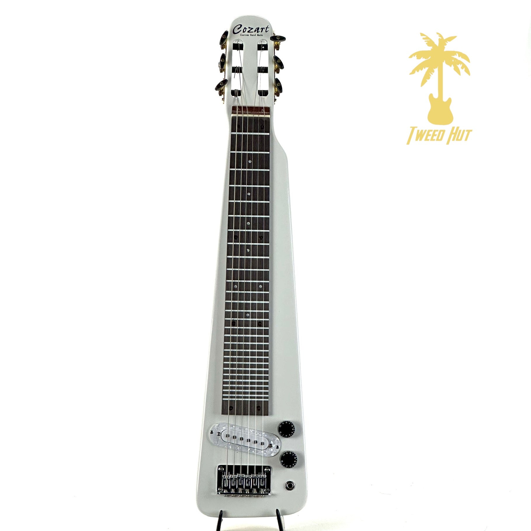 PRE-OWNED COZART LAP STEEL - WHITE