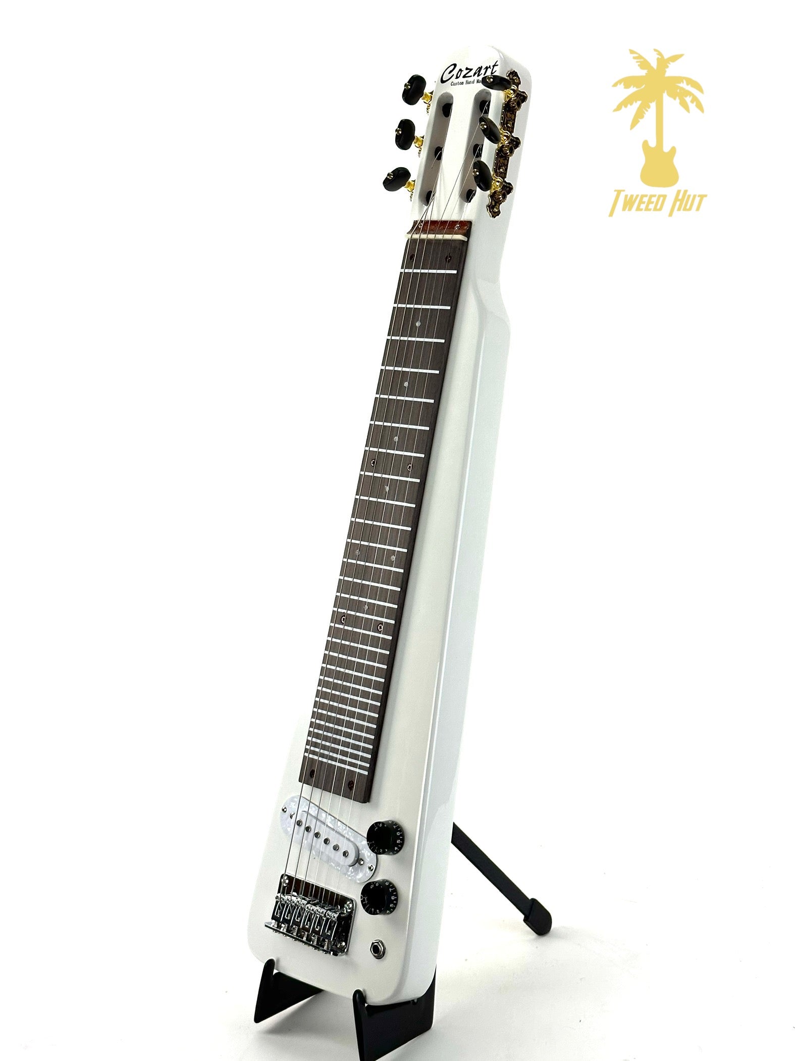 PRE-OWNED COZART LAP STEEL - WHITE