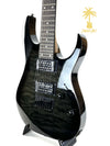 IBANEZ GRG7221QA 7-STRING ELECTRIC GUITAR TRANSPARENT BLACK SUNBURST