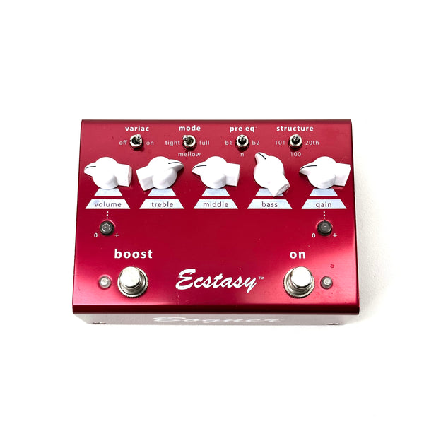 PRE-OWNED BOGNER ECSTASY RED OVERDRIVE/BOOST GUITAR EFFECTS PEDAL 