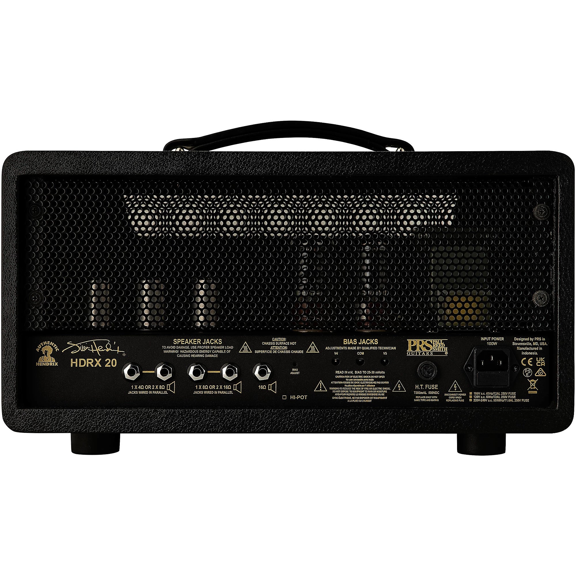 PRS HDRX 20 20W GUITAR AMP HEAD BLACK