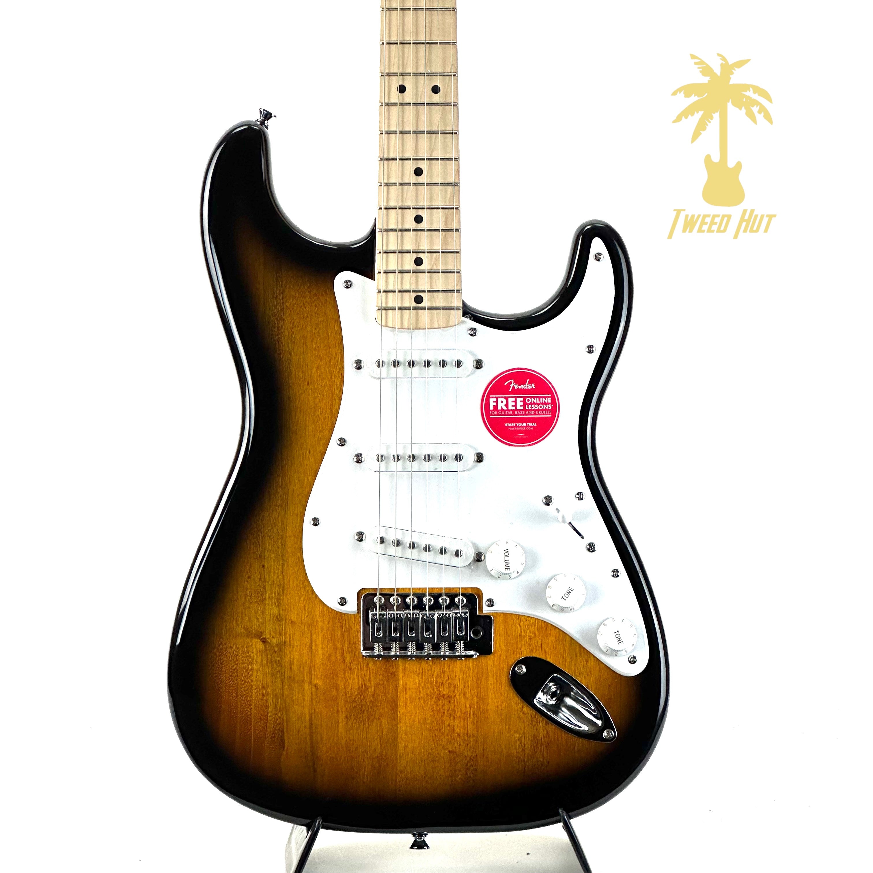 SQUIER SONIC STRATOCASTER MAPLE NECK - 2 COLOR SUNBURST