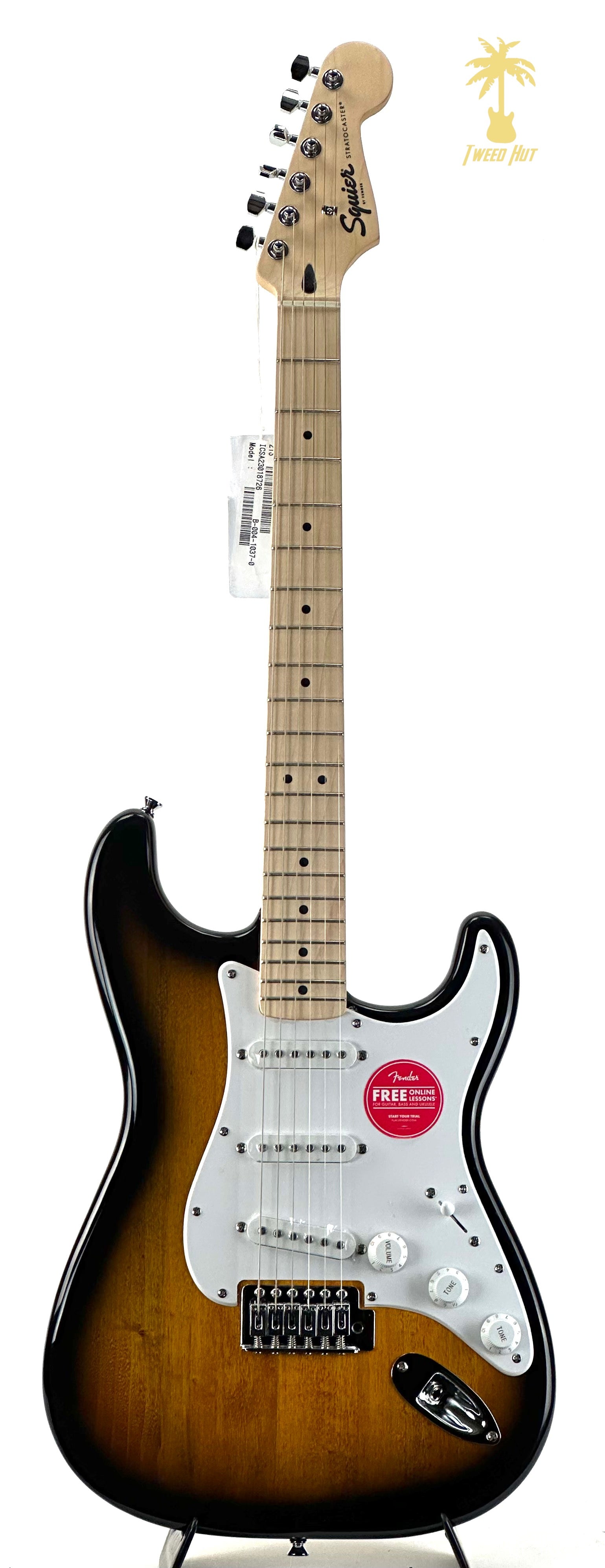 SQUIER SONIC STRATOCASTER MAPLE NECK - 2 COLOR SUNBURST