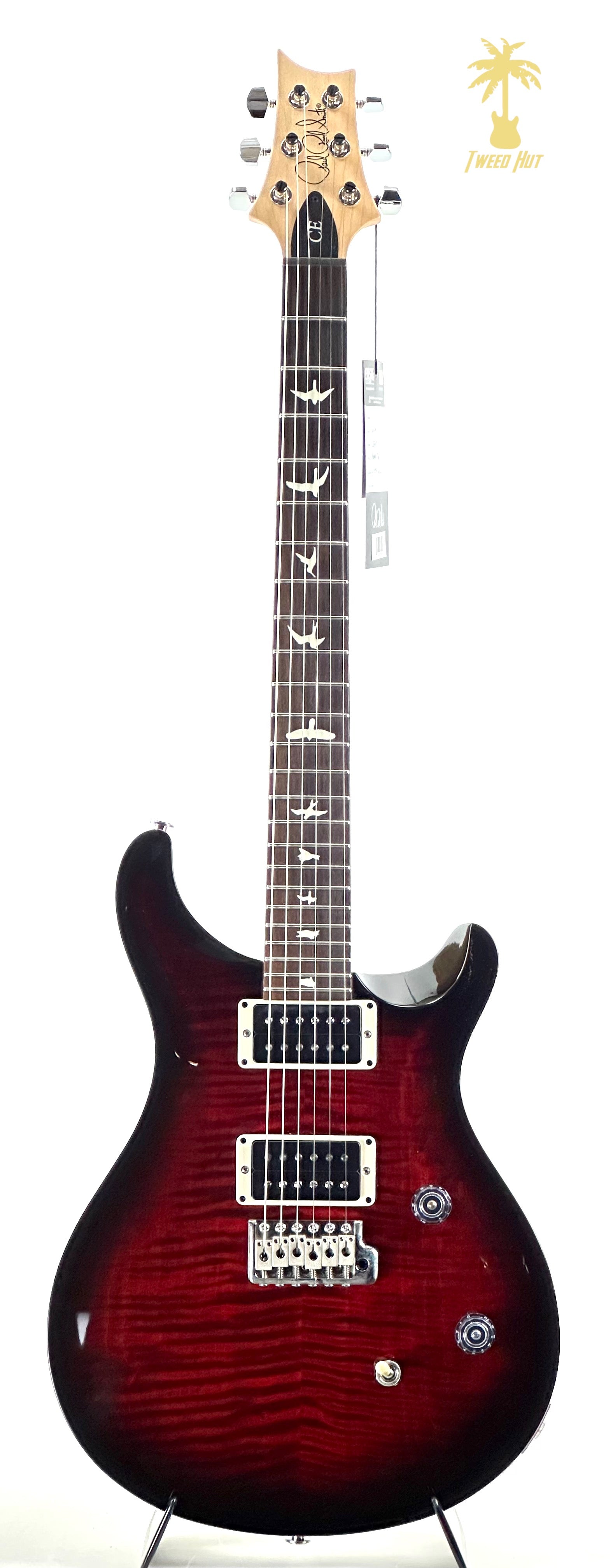 PRS CE24 FIRE RED BURST