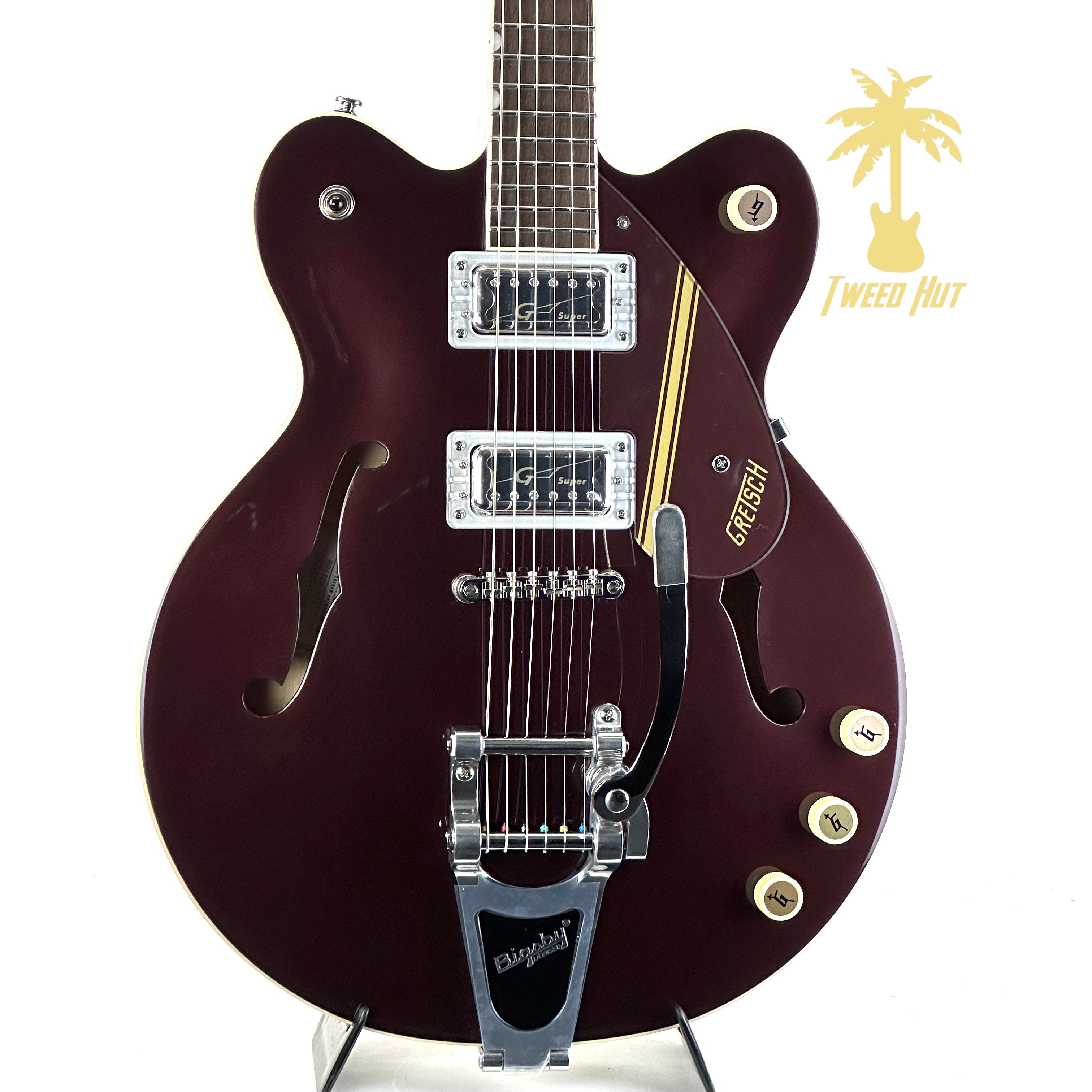 GRETSCH G2604T STREAMLINER RALLY II CENTER BLOCK - OXBLOOD/WALNUT STAIN