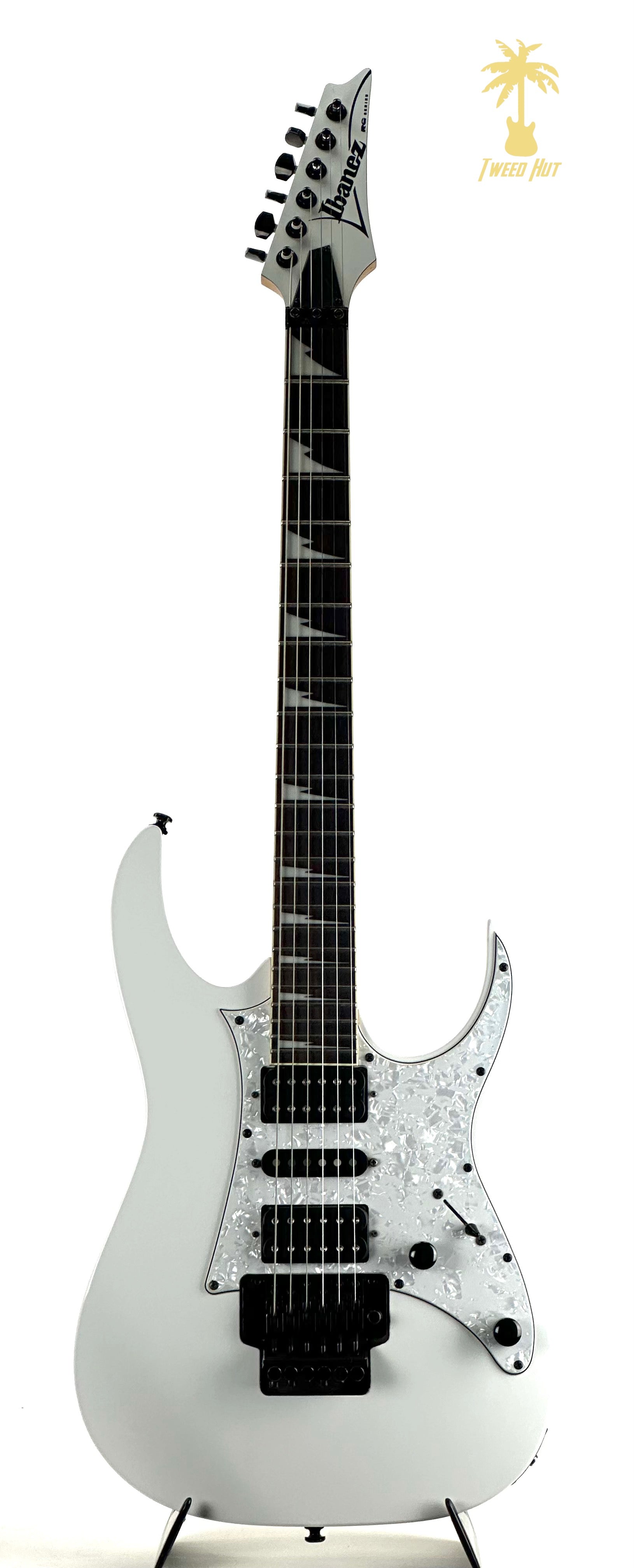 PRE-OWNED IBANEZ RG450DX FLOYD ROSE WHITE