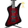 JACKSON JS3 KELLY BIRD BASS - TRANSPARENT RED BURST