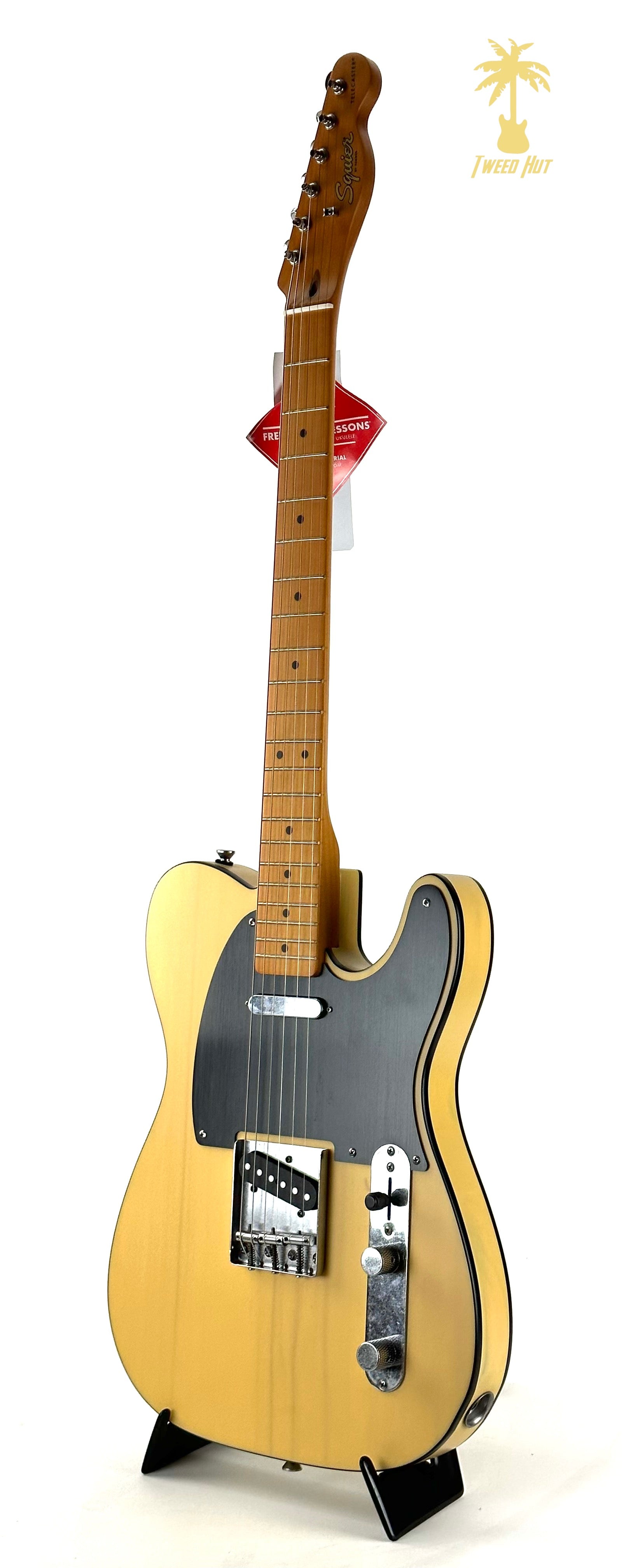 SQUIER 40th ANNIVERSARY VINTAGE EDITION TELECASTER - SATIN VINTAGE BLONDE