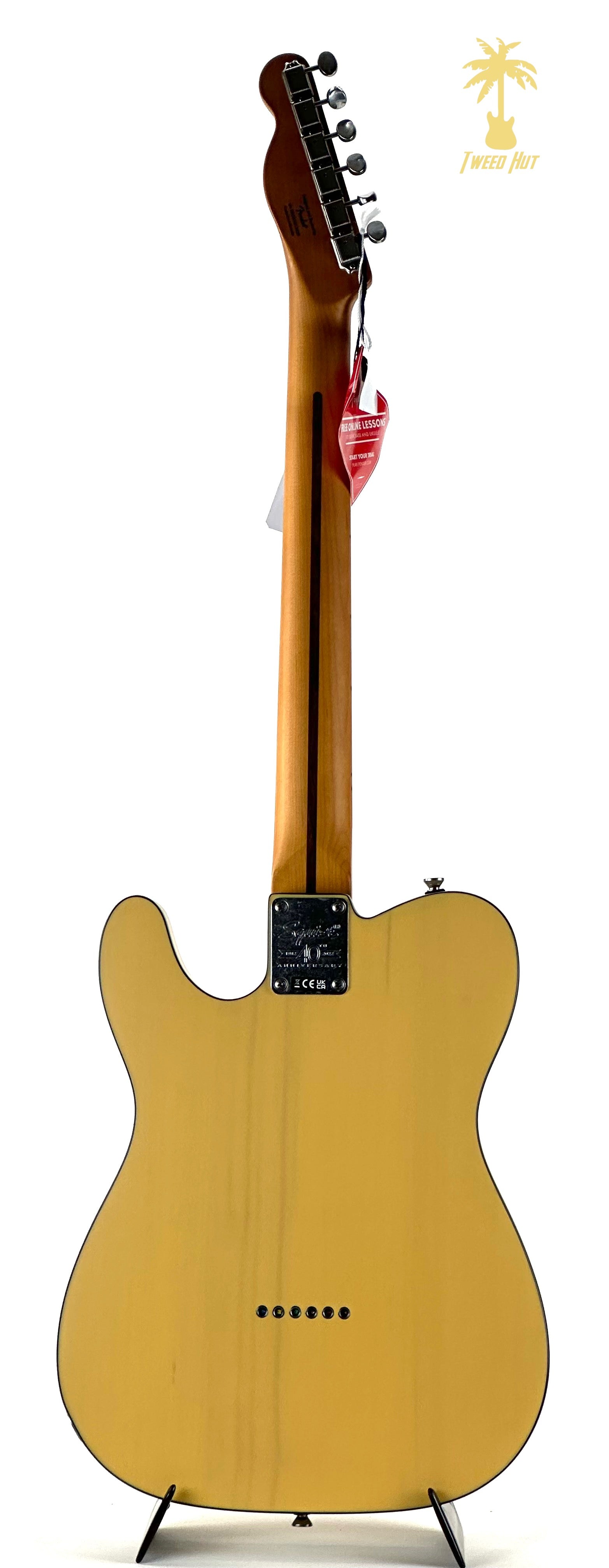 SQUIER 40th ANNIVERSARY VINTAGE EDITION TELECASTER - SATIN VINTAGE BLONDE