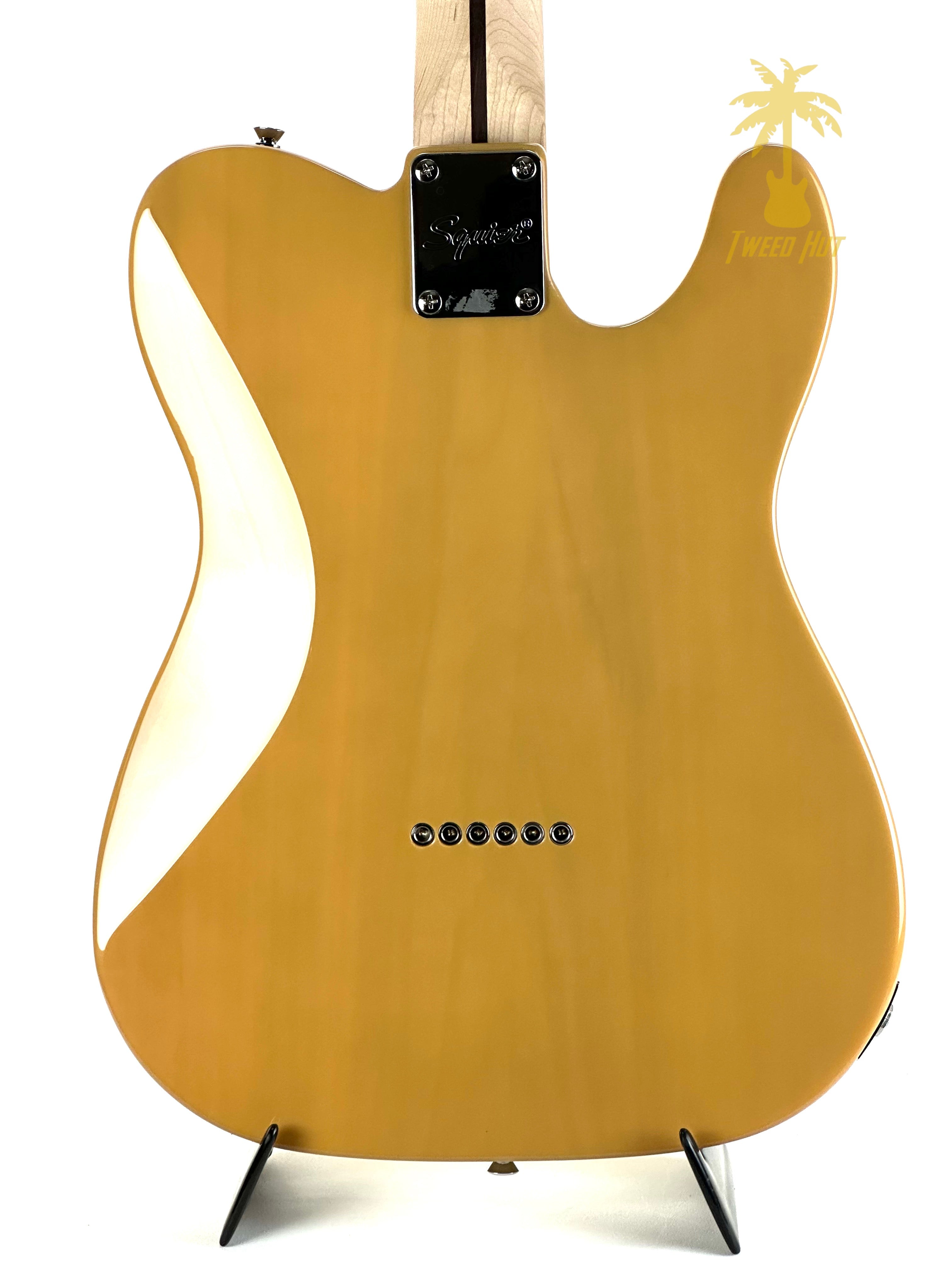 PRE-OWNED SQUIER AFFINITY TELECASTER LEFT HANDED BUTTERSCOTCH BLONDE