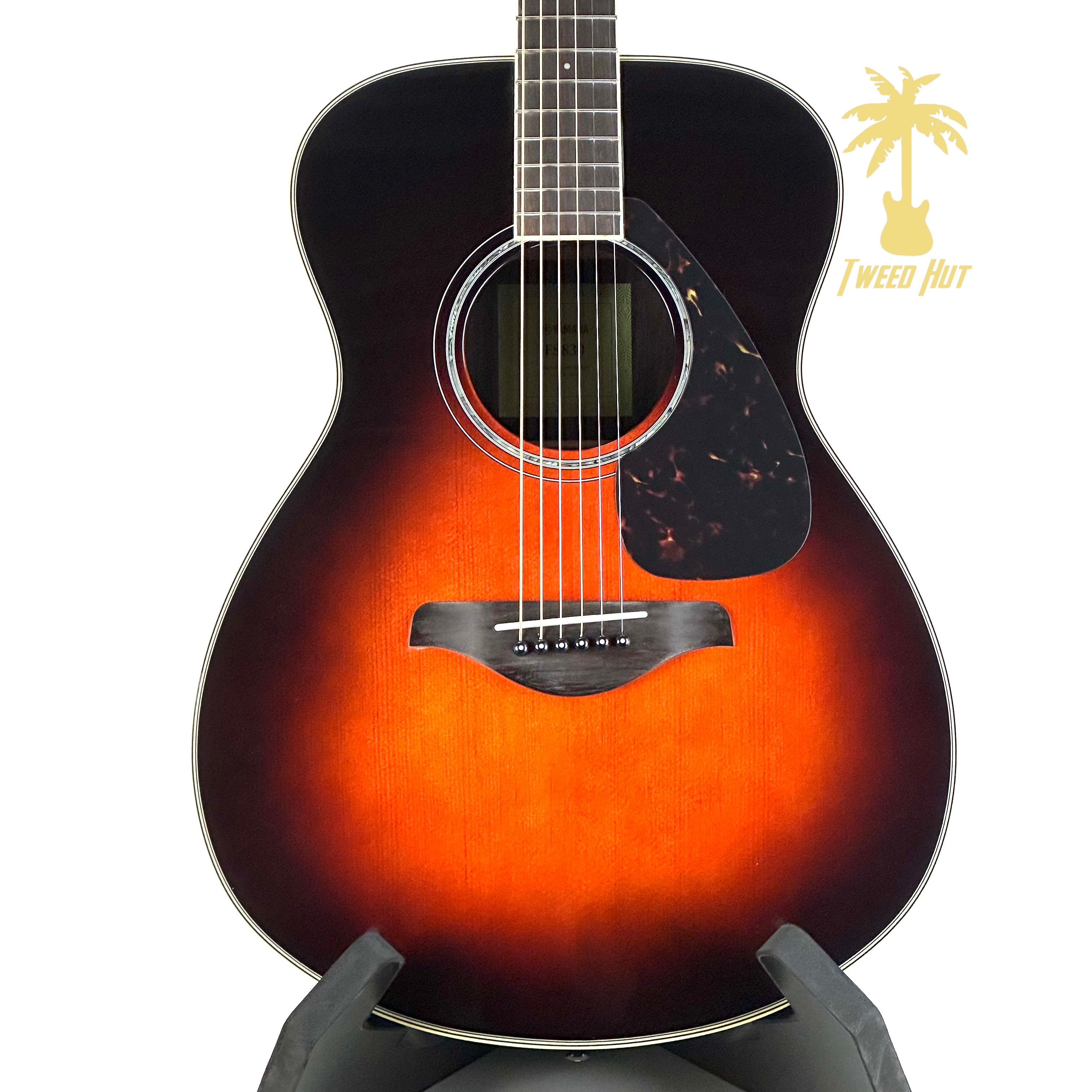 YAMAHA FS830 CONCERT SOLID TOP TOBACCO BROWN SUNBURST