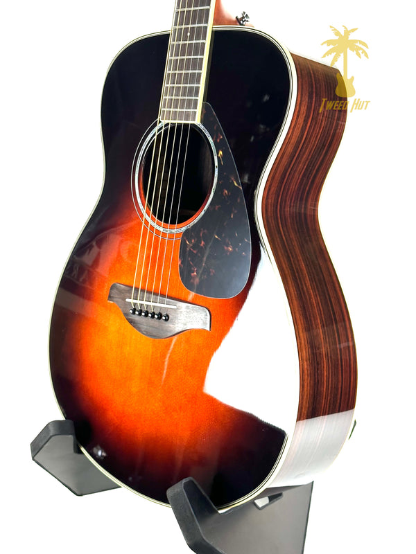 YAMAHA FS830 CONCERT SOLID TOP TOBACCO BROWN SUNBURST