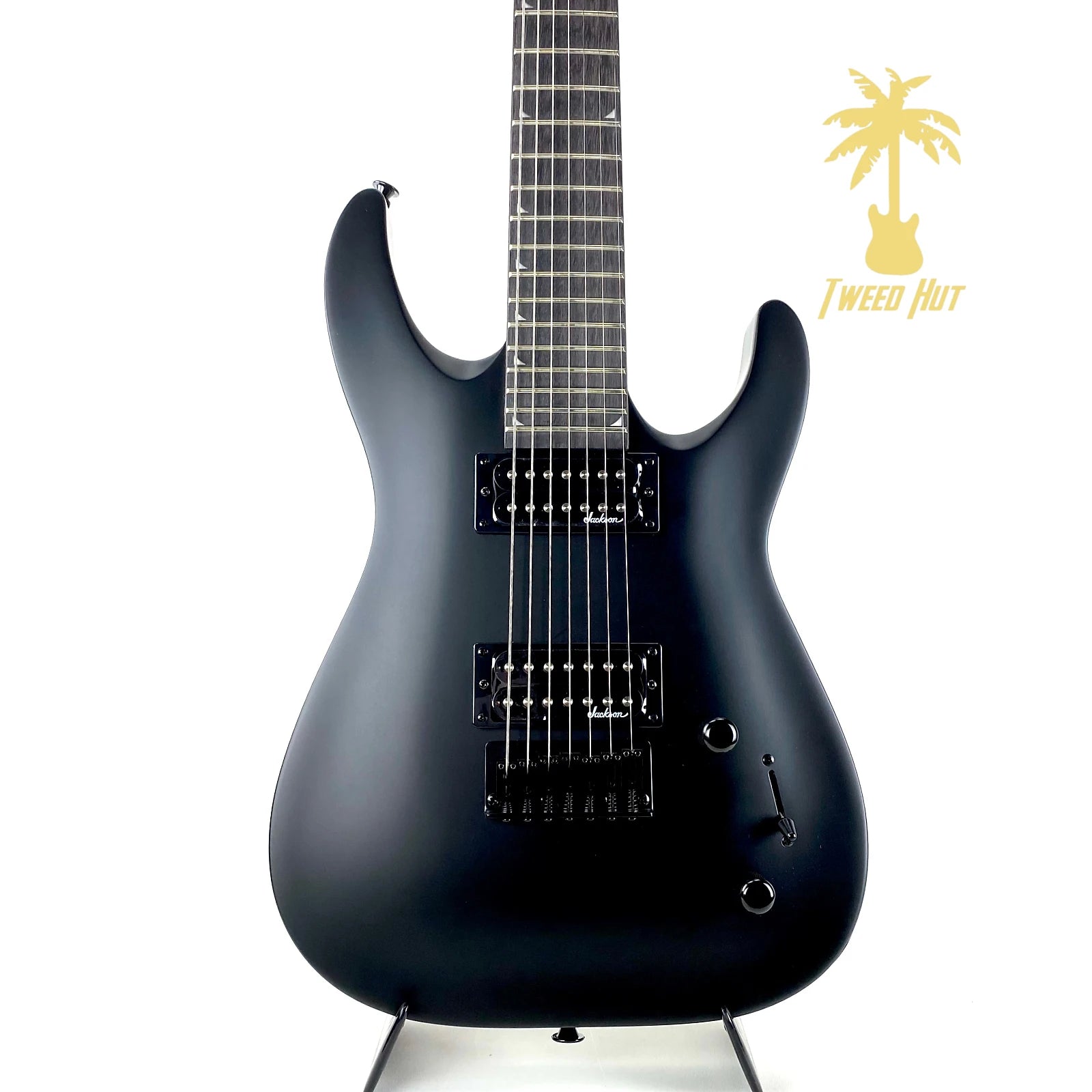 JACKSON JS SERIES DINKY ARCH TOP JS22-7 DKA HT 7 STRING SATIN BLACK