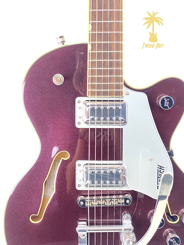 GRETSCH G5655T ELECTROMATIC CENTER BLOCK JR. SINGLE-CUT WITH BIGSBY-DARK CHERRY METALLIC